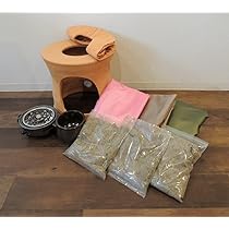 黄土よもぎ蒸しセット 黄土よもぎ蒸しセット 自宅でできるよもぎ蒸しセット 高級セット