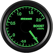 Amazon | ピボット(Pivot) GT GAUGE-52 ブースト計 グリーン照明 GSB