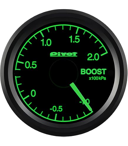 Amazon | ピボット(Pivot) GT GAUGE-52 電圧計 グリーン照明 GSV-5G