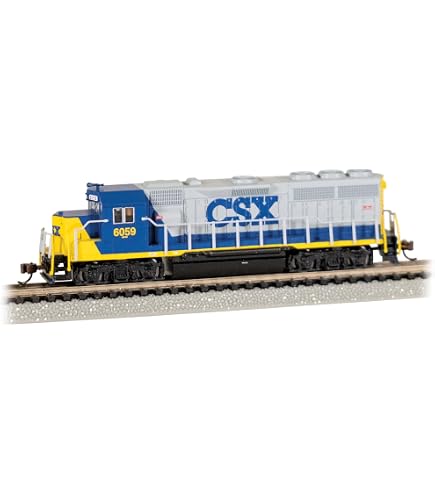 Bachmann GP40 Santa Fe (Giallo E Blu) – Locomotiva Diesel In Scala N - 2