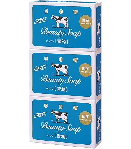Amazon | カウブランド石鹸 青箱85g*3個 | CowCow | 固形せっけん 通販