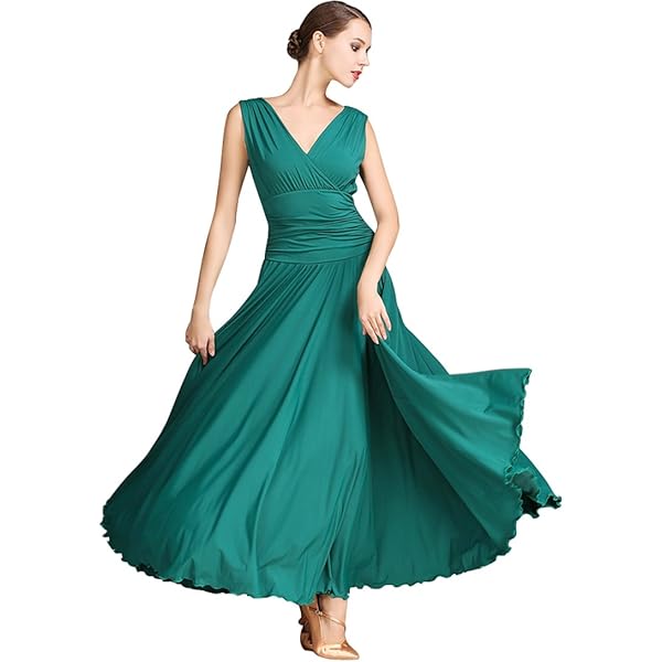 Amazon.co.jp: [Tandada] 社交ダンスドレス ワンピース お花柄 モダン