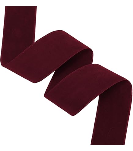 Amazon.co.jp: 38mm幅 両面ベルベットリボン 両面ベロアリボン 手芸用