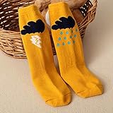 可愛い 幼児赤ちゃん子供テリー ソックス ミドルチューブ かわいい 暖かい 膝パッド 綿 M タイプ3