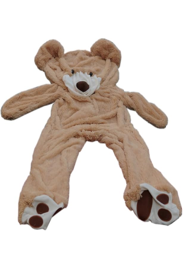 giant unstuffed teddy bear
