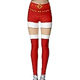 [Dawwoti] 女性のクリスマスタイツ、スキニーパーティーストッキングレギンスタイツまつり