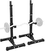 Amazon.co.jp: ZENY バーベルスタンド バーベルラック スクワット