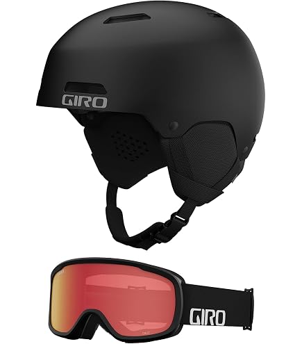 Giro Ledge FS MIPS Snow Helmet - Matte Black/Save a Brain Green