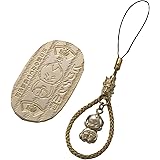 ビリケンさん龍ストラップ(小判付き) 本体:13.5cm/小判:6.4x3.6cm