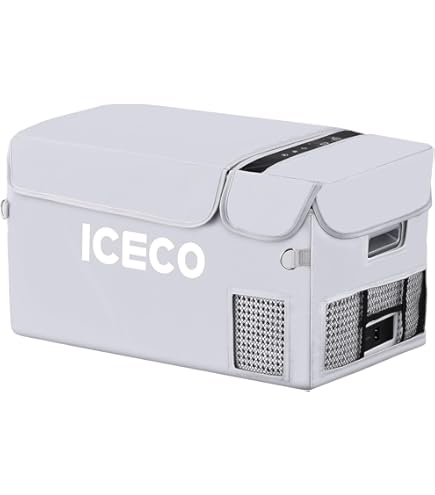 Amazon.co.jp: バッテリー付き ICECO GO20W 車載冷蔵庫 20L -18℃～10