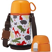 Amazon｜ドウシシャ ふわふわAir 2WAYこども水筒 450ml オレンジ