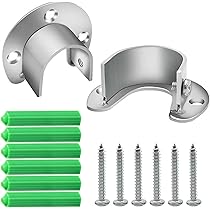 Amazon.co.jp: LIKENNY U字型フランジロッドホルダークロー