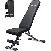 AIRHOP 2026年 改良モデル 素材強化で耐久性アップ トレーニングベンチ&インクラインベンチ 折りたたみ式 ベンチプレス台&腹筋ベンチ 全身トレーニング対応 角度調節可能な筋トレベンチ 家庭用フィットネスに最適 収納便利