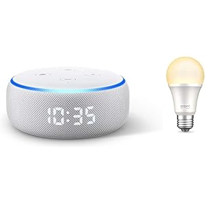 Echo Dot (エコードット)第3世代 - スマートスピーカー時計付き with Alexa、サンドストーン + G…