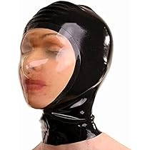 コスプレ　ラバーフルフェイスマスク　ラテックスブラック２XL コスプレ ラバーフルフェイスマスク ラテックスブラック2XL