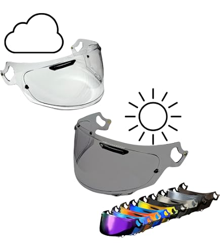 Amazon | T's ミラーシールド Arai VAS-V チタンシルバー セミスモーク