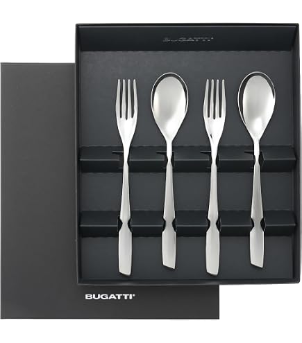 Amazon.co.jp: BUGATTI (ブガッティ) カトラリーセット ペア 4本セット