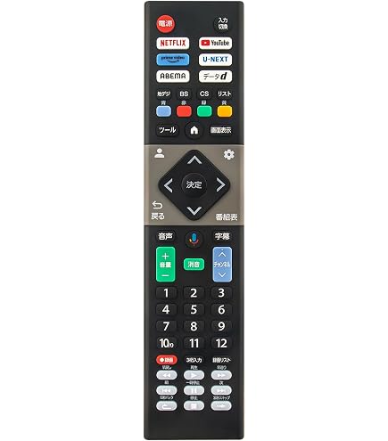 Amazon | スマートテレビリモコン for CHiQ CHiQリモコン 音声機能付き