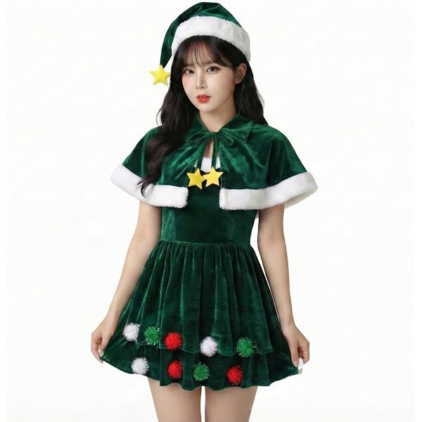 クリスマスサンタクロース サンタ コスプレ 可愛い YZZYQQ サンタ