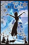 132ピース ジグソーパズル クリアスタンドパズル アナと雪の女王 シルエット・エルサ