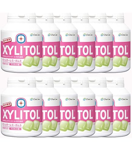 Amazon | 歯科専売品 キシリトール ガム ボトル タイプ 90粒×12本