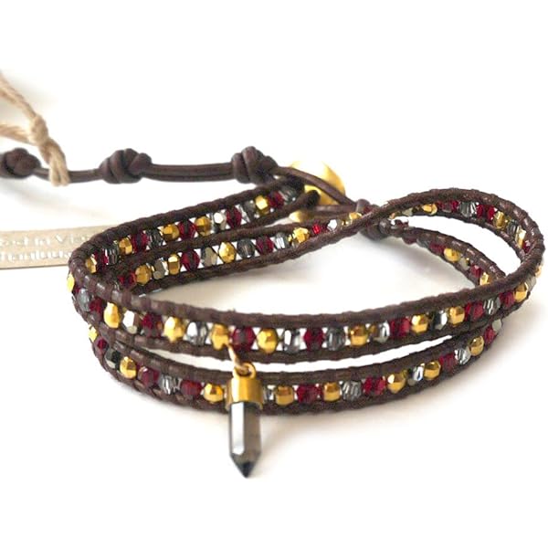 【正規品】CHAN LUU 別注スカル3連ブレスレット CHAN LUU チャンルー スカルビーズ レザーコード ブレスレット