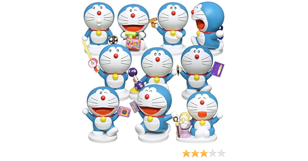 Amazon ドラえもん 100体レジンフィギュアコレクション セット第8弾 10体セット フィギュア ドール 通販