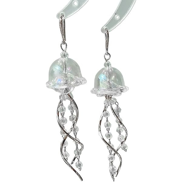 【M】クラゲピアス Amazon | PARTISAN 両耳 クラゲ ピアス レディース アクセサリー