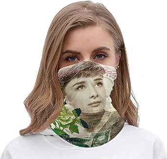 Amazon ビンテージオードリーヘップバーン ヘッドバンドバンダナキャップスカーフエラスティックターバンヘッドラップネックウォーマー スカーフ 通販