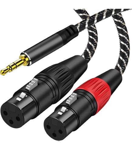 ♢ SKWHi-Fi XLRオーディオケーブル　オス メス3m 2本 Amazon | SKW AUXオーディオケーブル/車載用/スピーカ/ヘッド