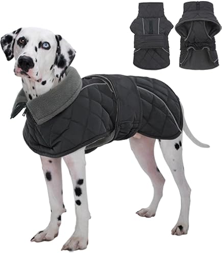 Amazon | OneTigris 犬服 冬用 ジャケット 犬用コート 反射材 防水