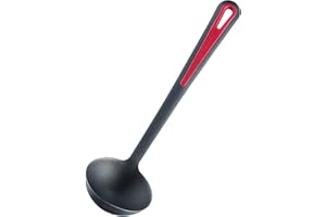 Westmark Germany Non-Stick Thermoplastic Soup Ladle, 12.4-inch (Red/Black)
