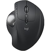 【Amazon.co.jp限定】 ロジクール 静音 ワイヤレス トラックボール マウス MX ERGO S MXTB2d 無線 グラファイト | 人間工学デザインにより、前腕の筋肉緊張を27%軽減、Logi Bolt、Bluetooth、USB-C