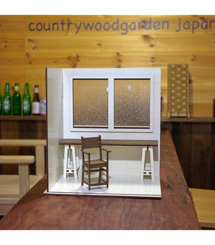 Amazon.co.jp: 1/10スケールミニチュア家具カウンターキッチンセット