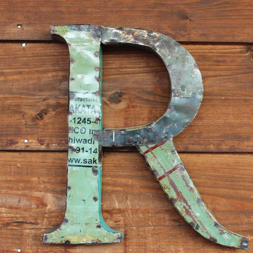 RoomClip商品情報 - ティン　アルファベット　R（Letters,MRS）