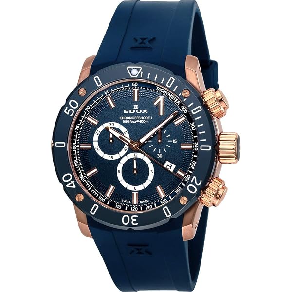 Amazon | [エドックス]EDOX クロノオフショア1 クロノグラフ