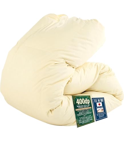 Amazon｜タンスのゲン 羽毛布団 ダブル 日本製 充填量1.4kg ホワイト