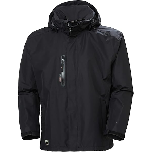 【HELLY HANSEN】防水ジャケット　ブラック　L HELLY HANSEN ヘリーハンセン 防水ジャケット レディース