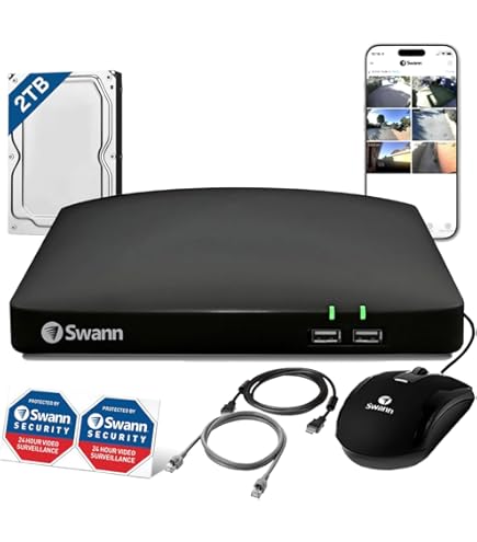 Amazon.co.jp: 【日本正規代理店】Swann セキュリティカメラ 8CH 4K