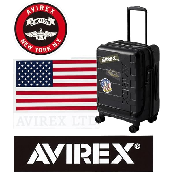 ブラック [トレードワークス] AVIREX アヴィレックス フロントオープン