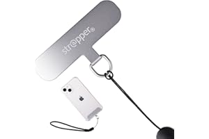 【モノマガジン掲載・NHKおはよう日本出演】 ストラッパー Strapper (シルバー) スマホ ストラップ 落下防止 携帯ストラップ リストストラップ