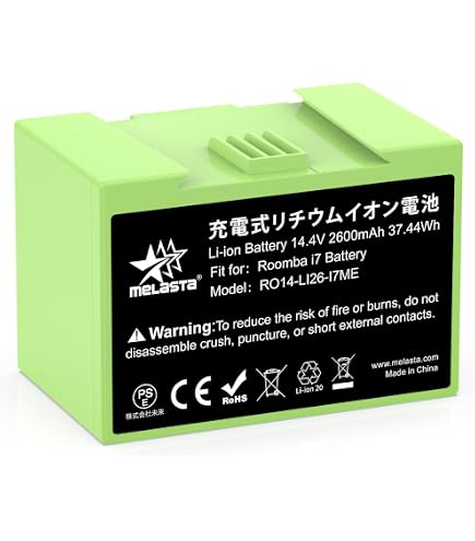 Amazon.co.jp: ルンバ 14.4V 3000mAh 交換用バッテリー アイロボ i7