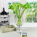 Weryn（TM）プロモーションの10pcs / lotのカーラリリーレアルタッチホーム装飾花人工PVC花の結婚式の花オランダカイウ671574