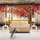 lhdlily 3d壁紙壁画壁ステッカーThickeningカスタムの壁のリビングルームテレビ背景フローリング壁ペーパー LHDLily-3629842537