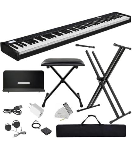 Amazon | YAMAHA PSR-E360DW スタンド・イス・ヘッドホン・ペダル