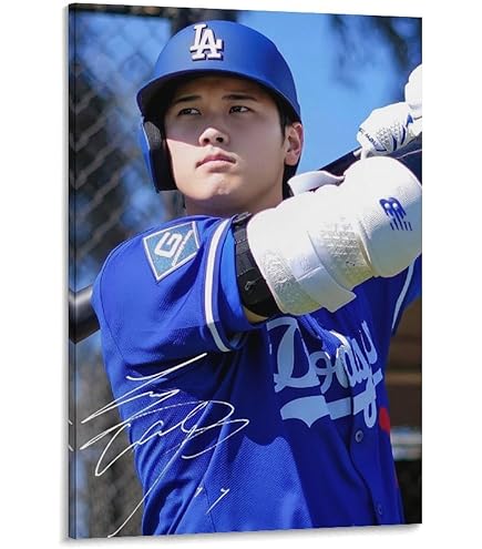 Amazon.co.jp: 大谷翔平 ドジャースタペストリー 写真ポスター 壁飾り