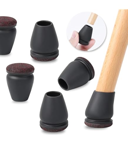 Amazon｜uxcell 19mm内径 椅子脚床の保護部品 テーブル脚の先端