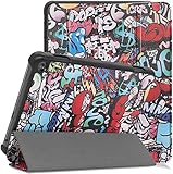 Fire HD 8 / HD 8 Plus 【2020年発売 第10世代 】ケース For Fire HD 8 2020 第10世代 カバー スタンド機能付き 保護ケース 強力な磁石 薄型 超軽量 全面保護型 対応 Fire HD 8 Plus 2020 スマートタブレット ケース カバー 軽量 薄型 レザー 三つ折スタンド オートスリープ機能 TRkin (レッド)