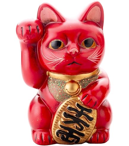 年代物　招き猫 特大　瀬戸物約40cm貯金箱置物　縁起物　レトロ 大型】招き猫 陶器製 貯金箱 右手上げ 40cm級 昭和レトロ 縁起物 金運2