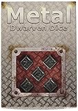 Metal-Black Dwarven Dice Set 5D6 [並行輸入品]